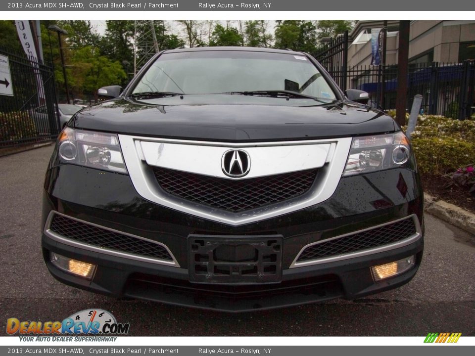 2013 Acura MDX SH-AWD Crystal Black Pearl / Parchment Photo #2