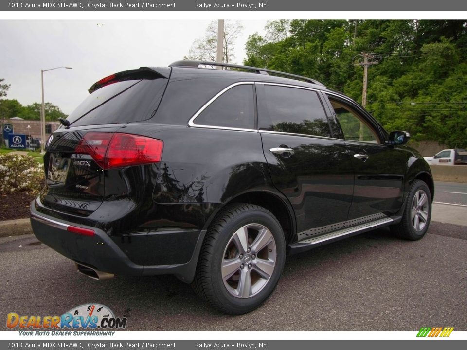 2013 Acura MDX SH-AWD Crystal Black Pearl / Parchment Photo #4