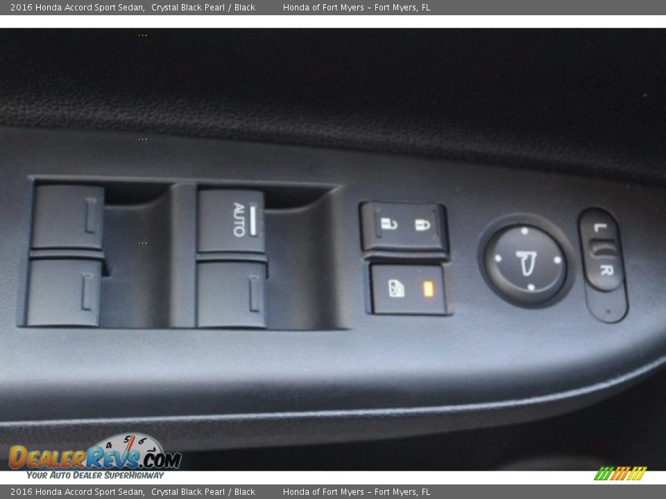 2016 Honda Accord Sport Sedan Crystal Black Pearl / Black Photo #8
