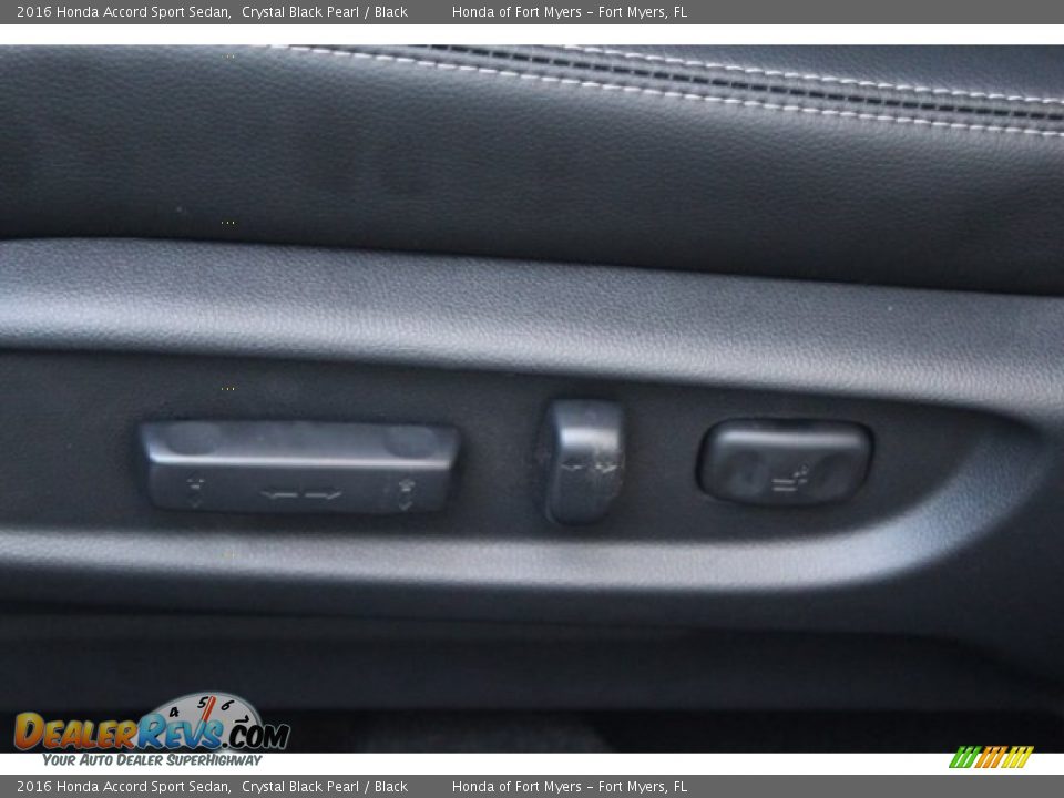 2016 Honda Accord Sport Sedan Crystal Black Pearl / Black Photo #10