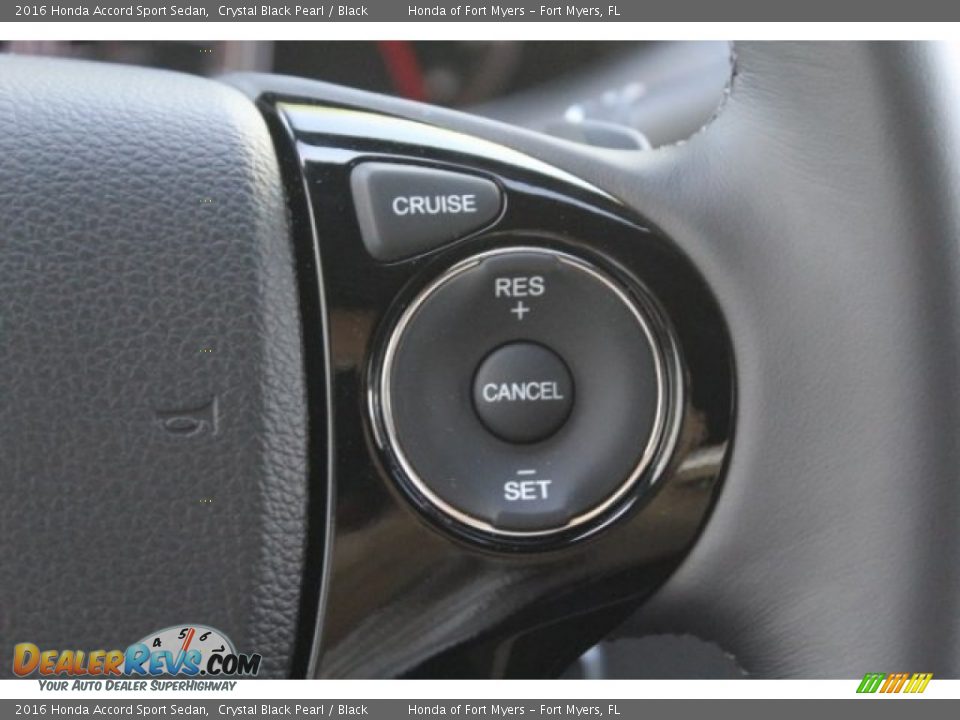 2016 Honda Accord Sport Sedan Crystal Black Pearl / Black Photo #14