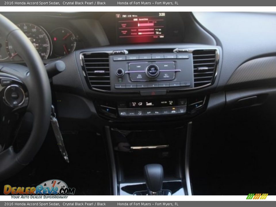 2016 Honda Accord Sport Sedan Crystal Black Pearl / Black Photo #15