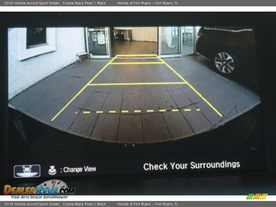 2016 Honda Accord Sport Sedan Crystal Black Pearl / Black Photo #17