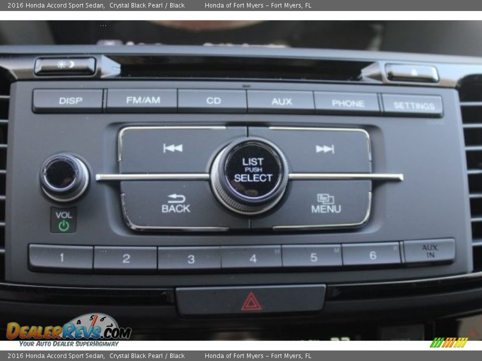 2016 Honda Accord Sport Sedan Crystal Black Pearl / Black Photo #18