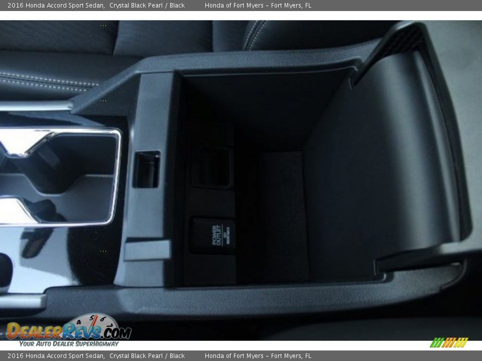 2016 Honda Accord Sport Sedan Crystal Black Pearl / Black Photo #22