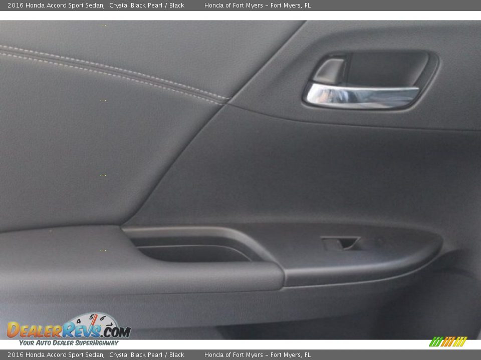 2016 Honda Accord Sport Sedan Crystal Black Pearl / Black Photo #24