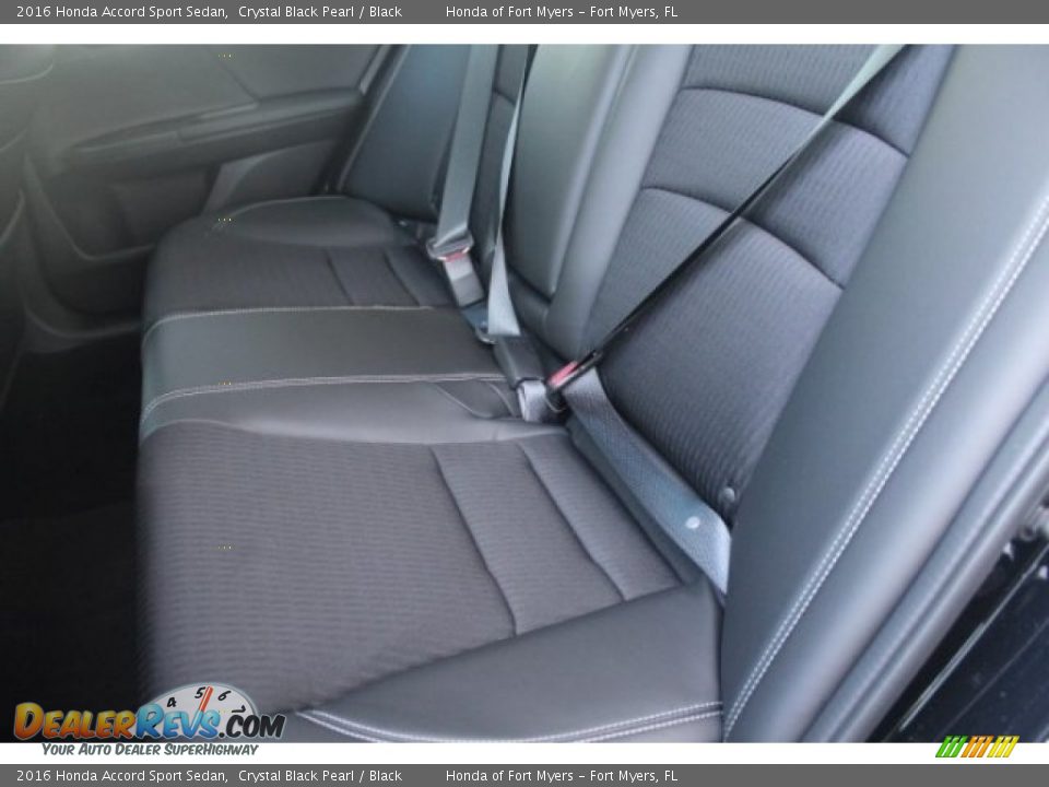 2016 Honda Accord Sport Sedan Crystal Black Pearl / Black Photo #25