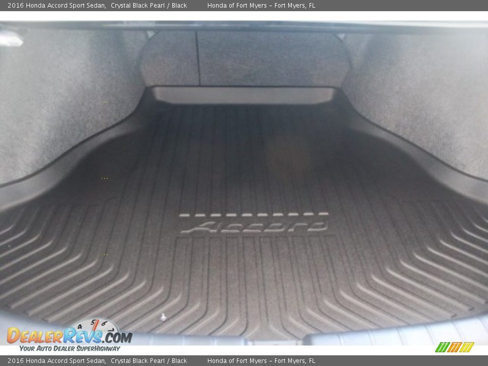 2016 Honda Accord Sport Sedan Crystal Black Pearl / Black Photo #26
