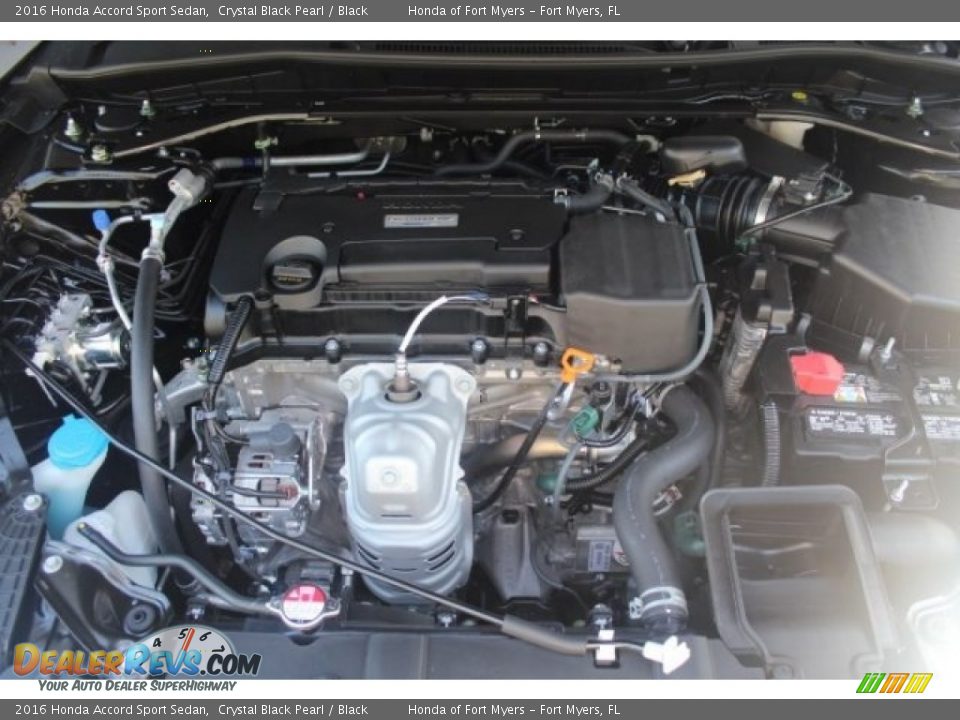 2016 Honda Accord Sport Sedan Crystal Black Pearl / Black Photo #27