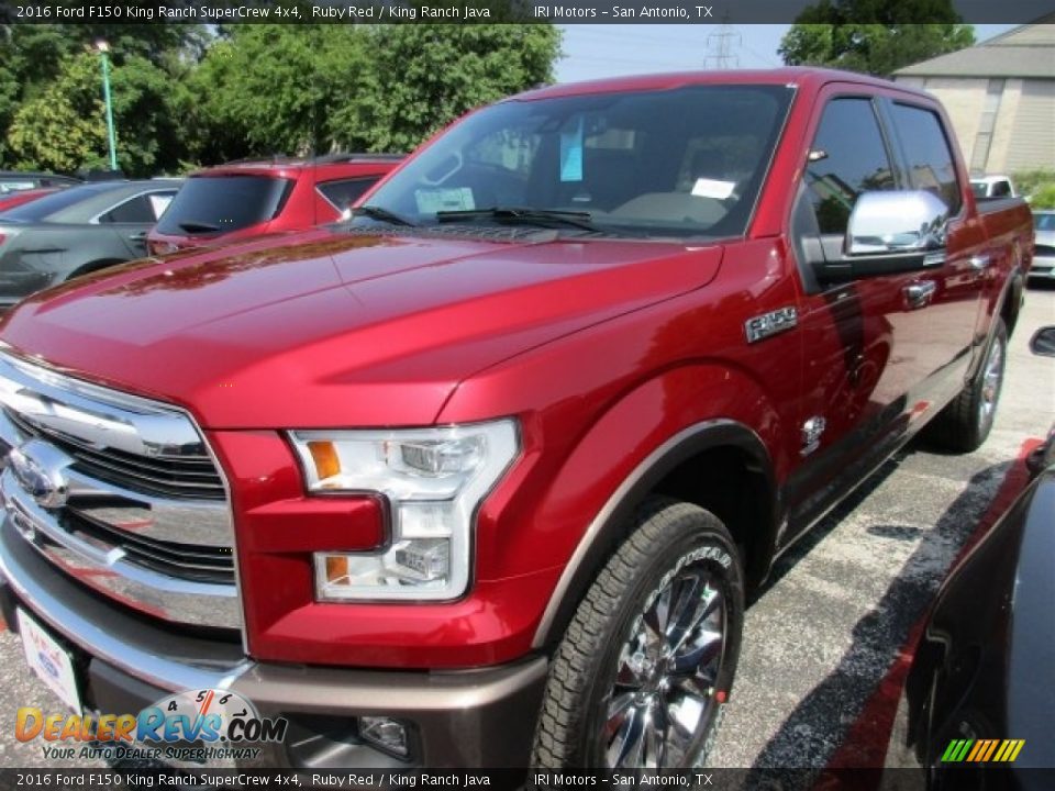 2016 Ford F150 King Ranch SuperCrew 4x4 Ruby Red / King Ranch Java Photo #2