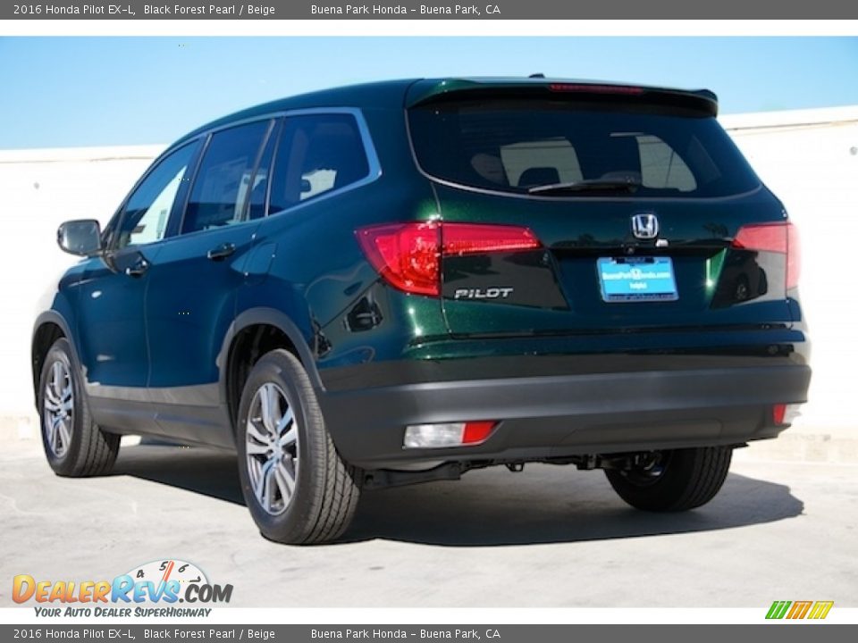 2016 Honda Pilot EX-L Black Forest Pearl / Beige Photo #2