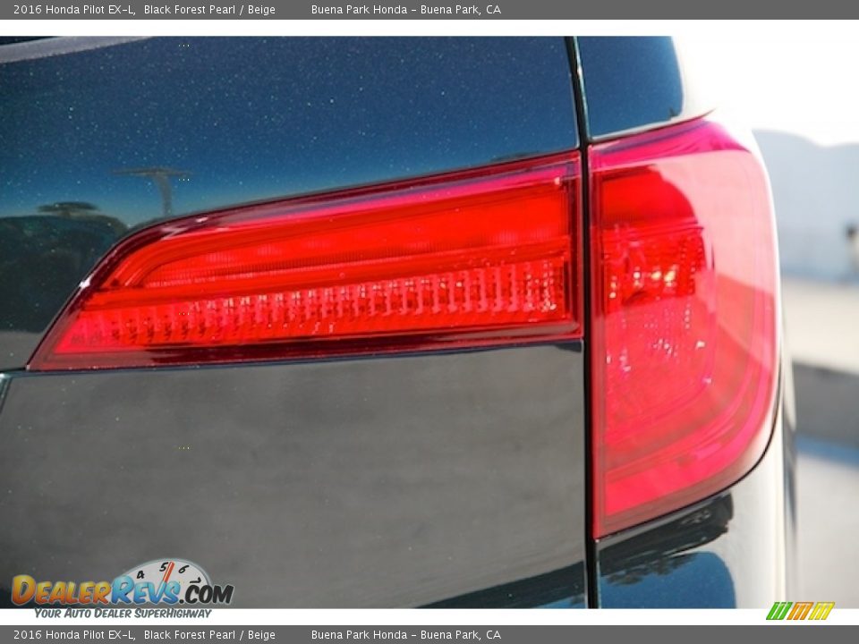 2016 Honda Pilot EX-L Black Forest Pearl / Beige Photo #4