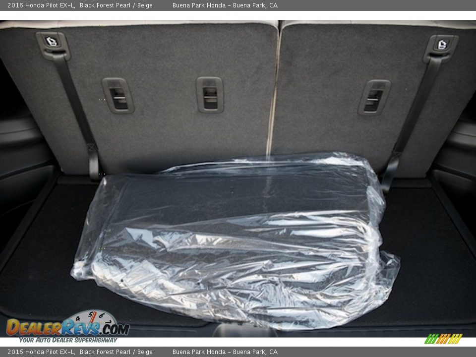 2016 Honda Pilot EX-L Black Forest Pearl / Beige Photo #17