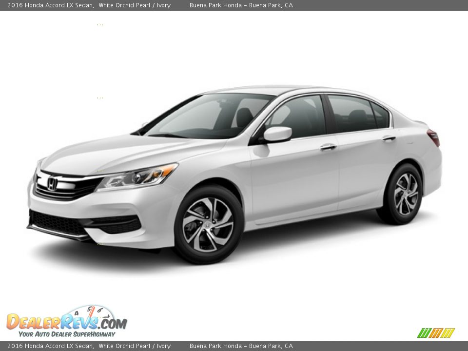 2016 Honda Accord LX Sedan White Orchid Pearl / Ivory Photo #19