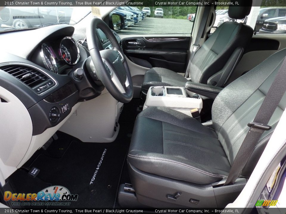 2015 Chrysler Town & Country Touring True Blue Pearl / Black/Light Graystone Photo #4