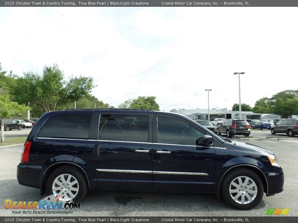 2015 Chrysler Town & Country Touring True Blue Pearl / Black/Light Graystone Photo #12
