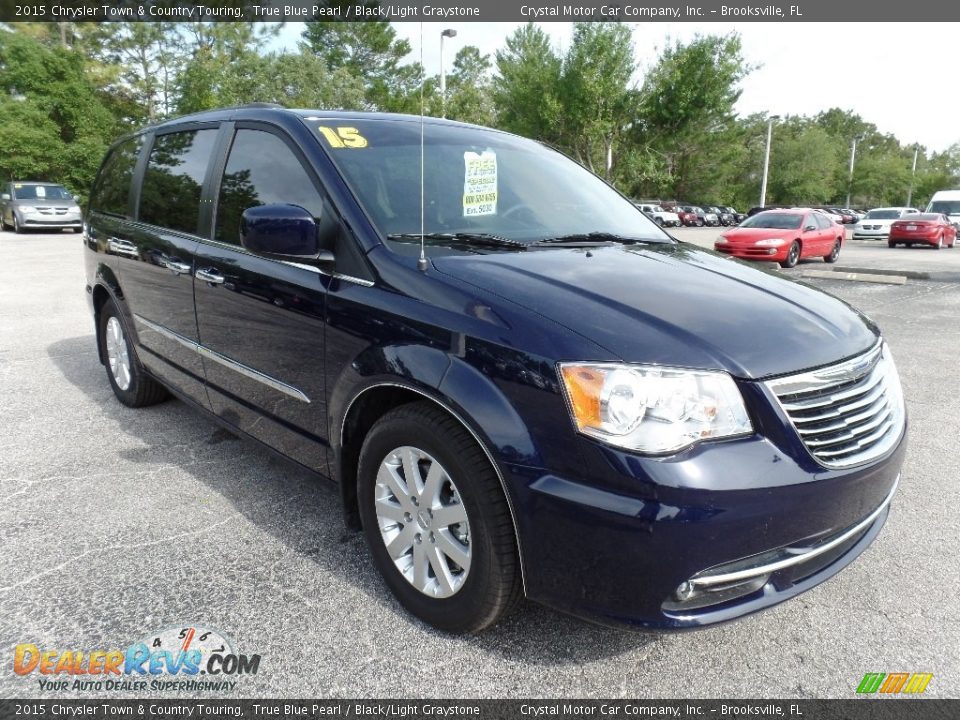 2015 Chrysler Town & Country Touring True Blue Pearl / Black/Light Graystone Photo #13