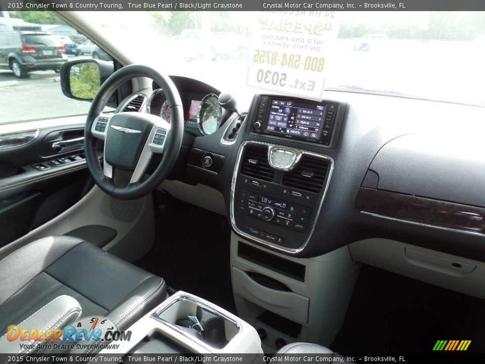 2015 Chrysler Town & Country Touring True Blue Pearl / Black/Light Graystone Photo #14