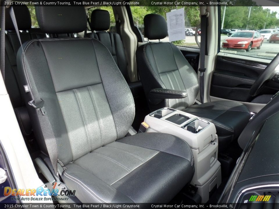 2015 Chrysler Town & Country Touring True Blue Pearl / Black/Light Graystone Photo #15