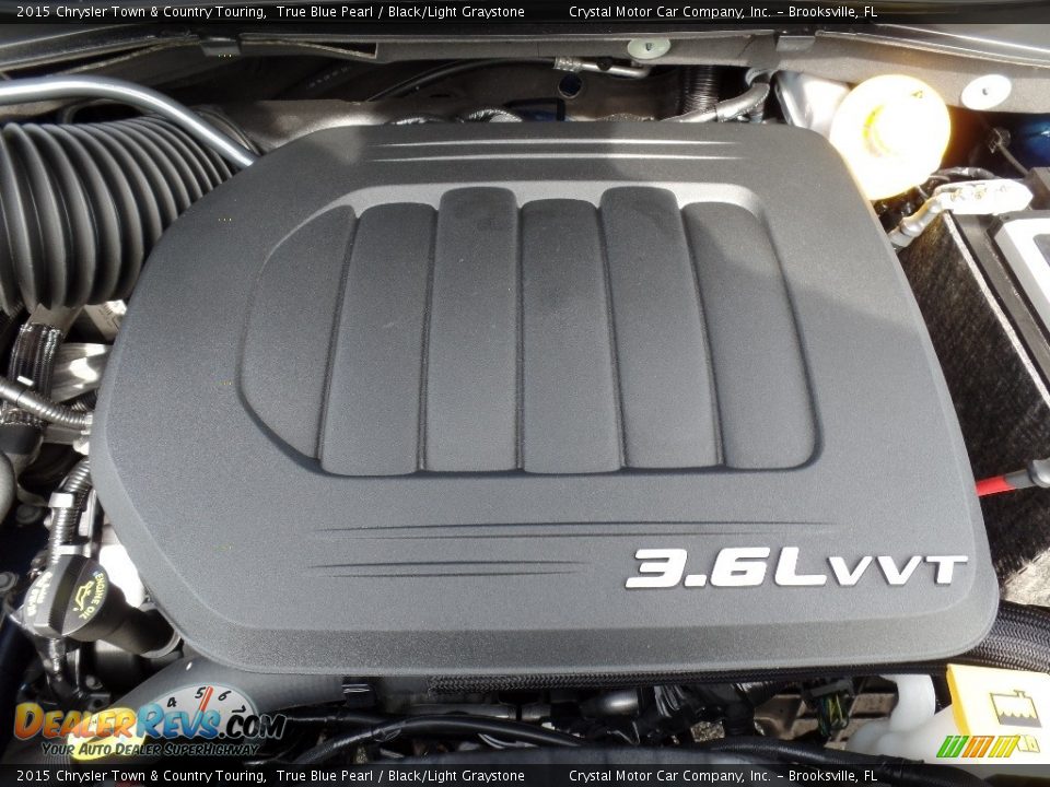 2015 Chrysler Town & Country Touring True Blue Pearl / Black/Light Graystone Photo #19