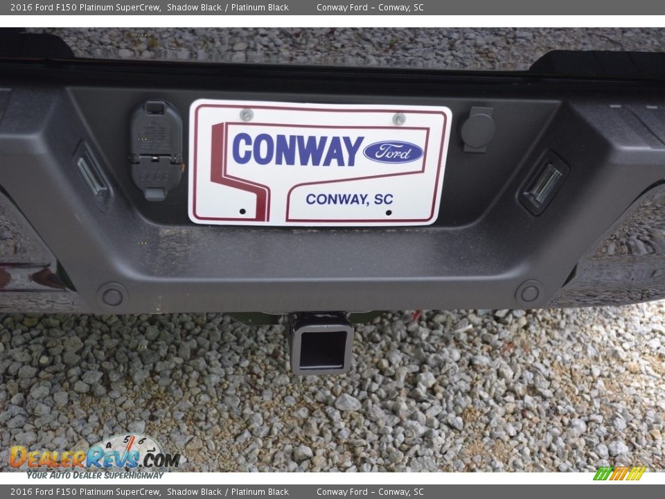 2016 Ford F150 Platinum SuperCrew Shadow Black / Platinum Black Photo #5