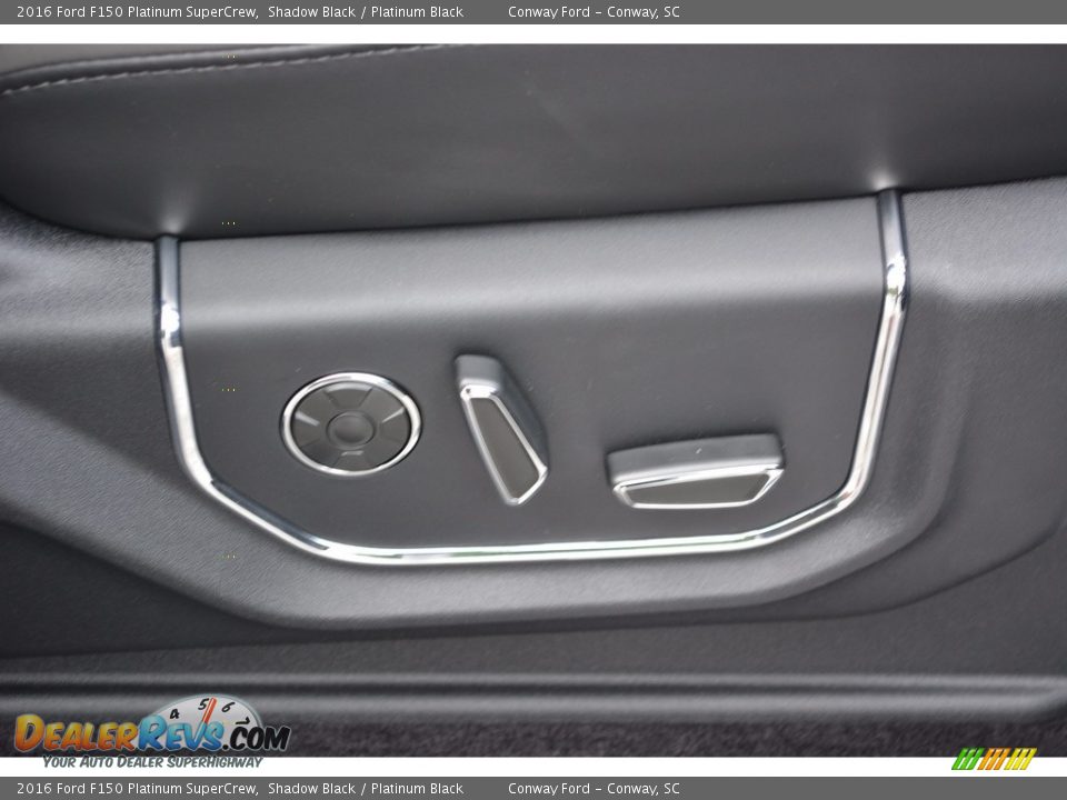 2016 Ford F150 Platinum SuperCrew Shadow Black / Platinum Black Photo #29
