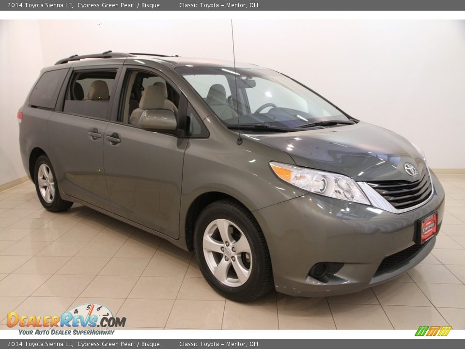 2014 Toyota Sienna LE Cypress Green Pearl / Bisque Photo #1