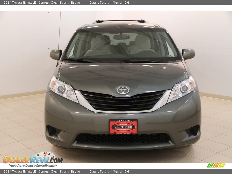 2014 Toyota Sienna LE Cypress Green Pearl / Bisque Photo #2