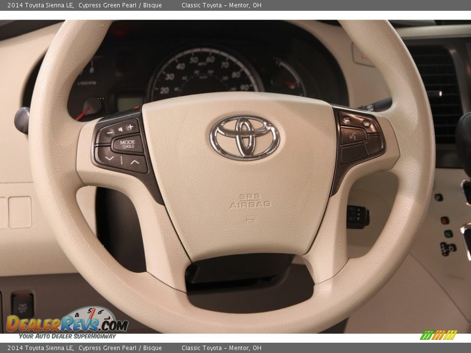 2014 Toyota Sienna LE Cypress Green Pearl / Bisque Photo #6