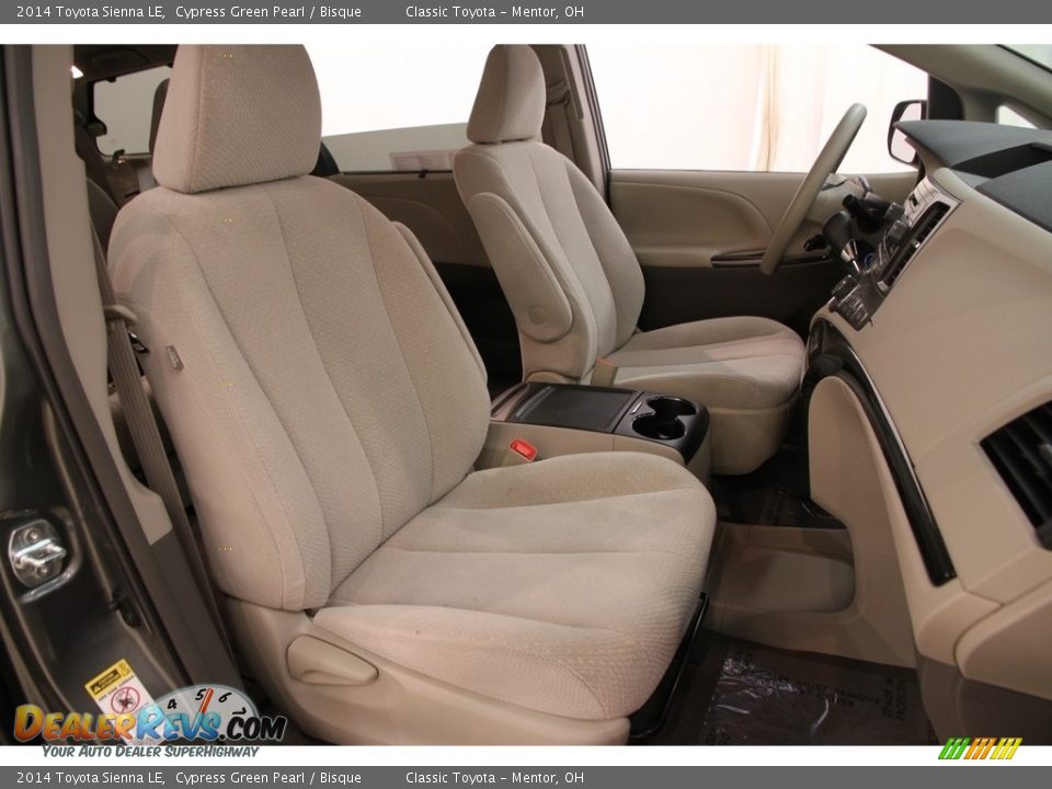 2014 Toyota Sienna LE Cypress Green Pearl / Bisque Photo #12