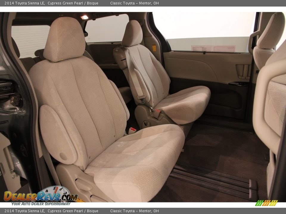 2014 Toyota Sienna LE Cypress Green Pearl / Bisque Photo #13