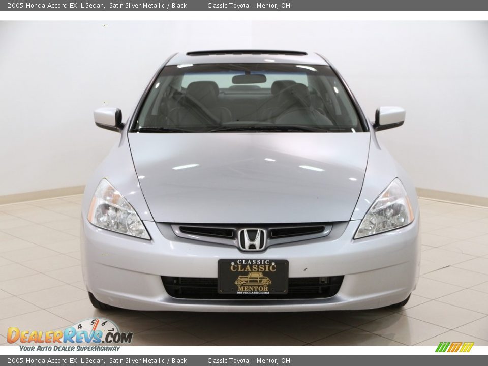2005 Honda Accord EX-L Sedan Satin Silver Metallic / Black Photo #2