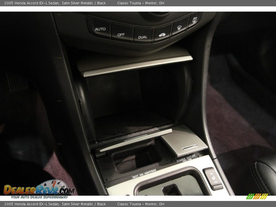 2005 Honda Accord EX-L Sedan Satin Silver Metallic / Black Photo #10