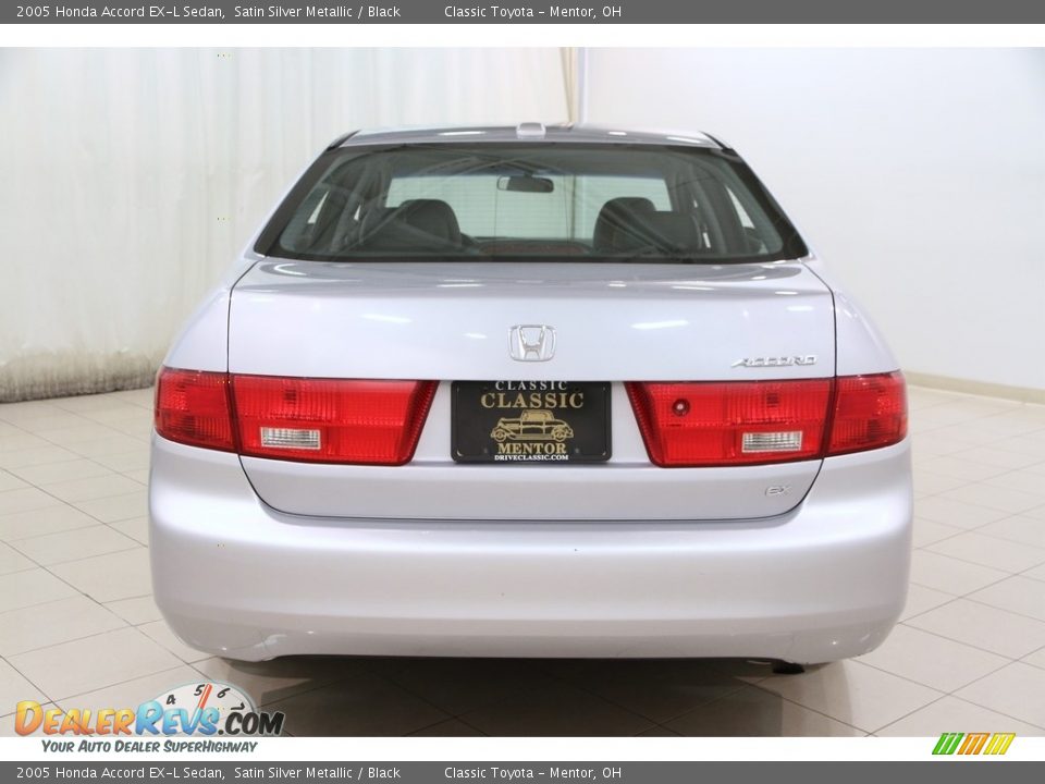 2005 Honda Accord EX-L Sedan Satin Silver Metallic / Black Photo #15