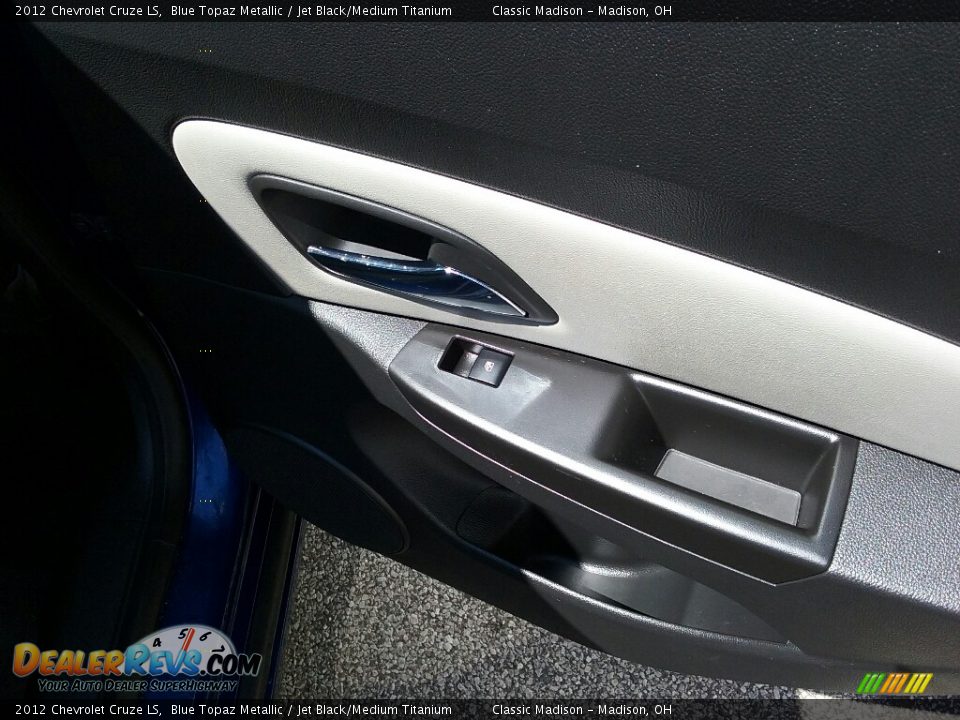 2012 Chevrolet Cruze LS Blue Topaz Metallic / Jet Black/Medium Titanium Photo #11