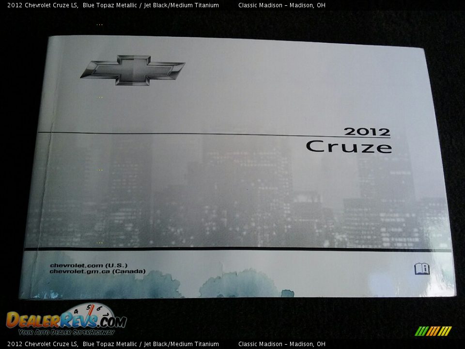 2012 Chevrolet Cruze LS Blue Topaz Metallic / Jet Black/Medium Titanium Photo #14