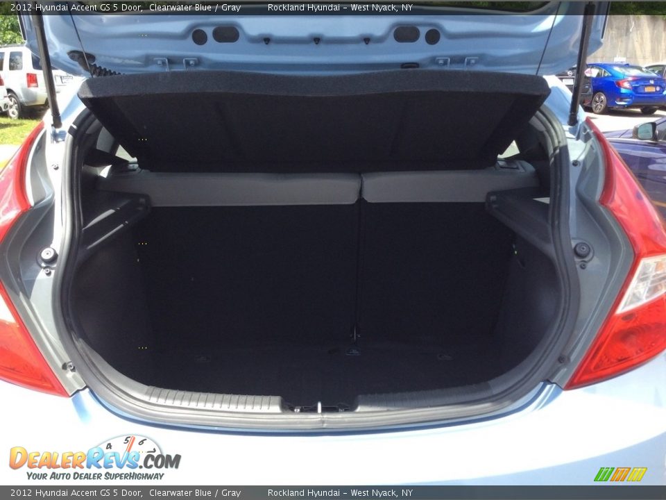 2012 Hyundai Accent GS 5 Door Clearwater Blue / Gray Photo #20