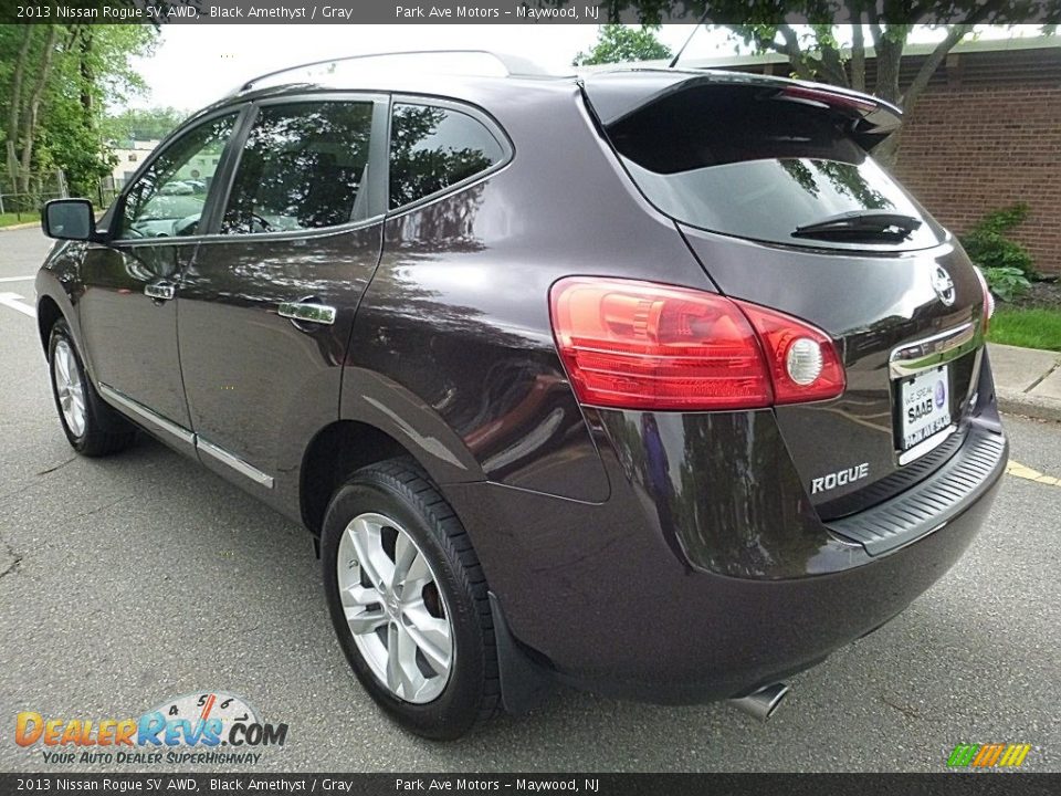 2013 Nissan Rogue SV AWD Black Amethyst / Gray Photo #3