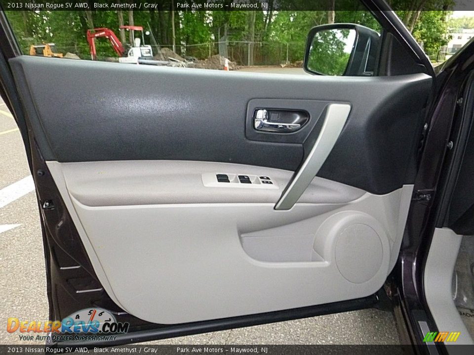 2013 Nissan Rogue SV AWD Black Amethyst / Gray Photo #10