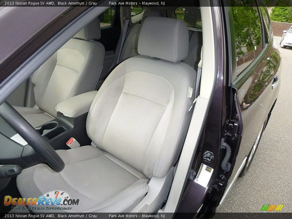 2013 Nissan Rogue SV AWD Black Amethyst / Gray Photo #11