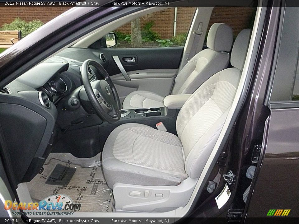 2013 Nissan Rogue SV AWD Black Amethyst / Gray Photo #12