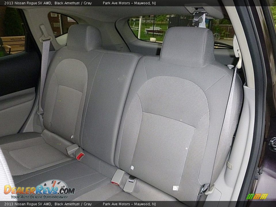 2013 Nissan Rogue SV AWD Black Amethyst / Gray Photo #14