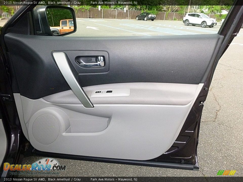 2013 Nissan Rogue SV AWD Black Amethyst / Gray Photo #16