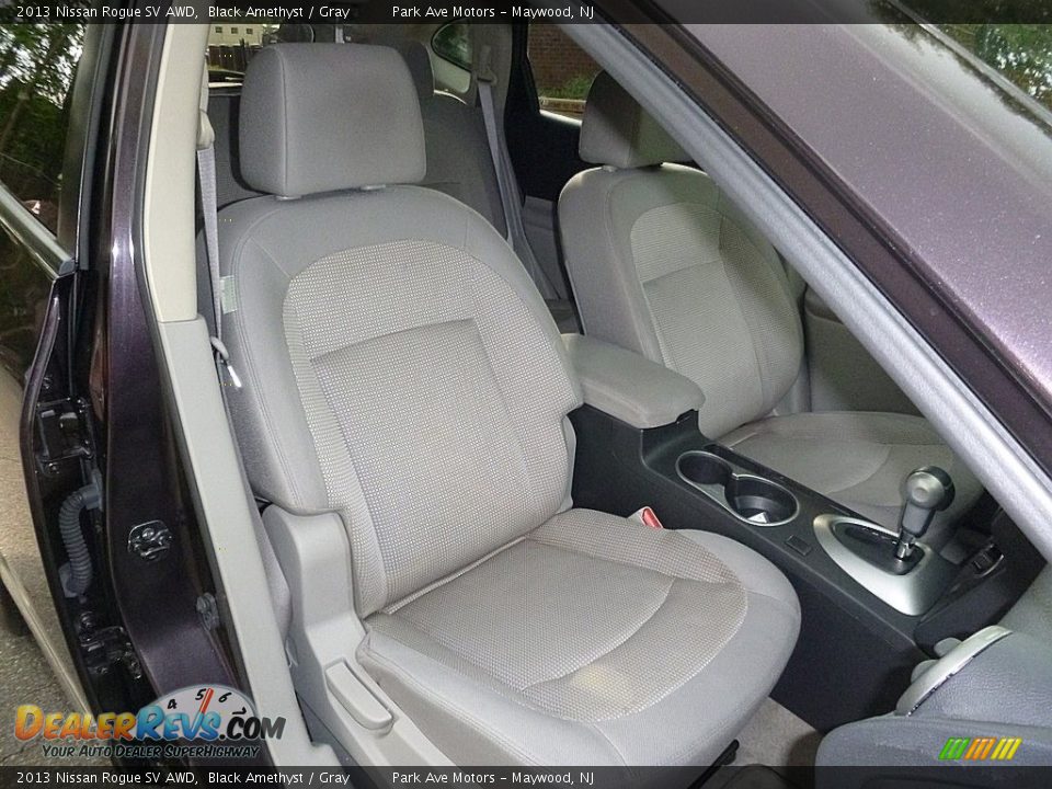 2013 Nissan Rogue SV AWD Black Amethyst / Gray Photo #17