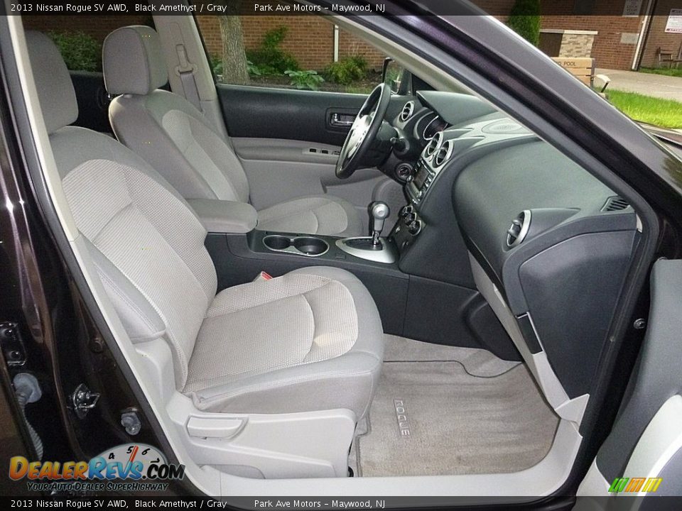 2013 Nissan Rogue SV AWD Black Amethyst / Gray Photo #18