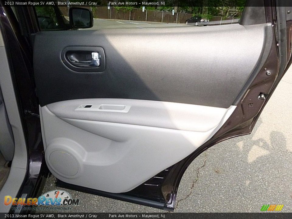 2013 Nissan Rogue SV AWD Black Amethyst / Gray Photo #19