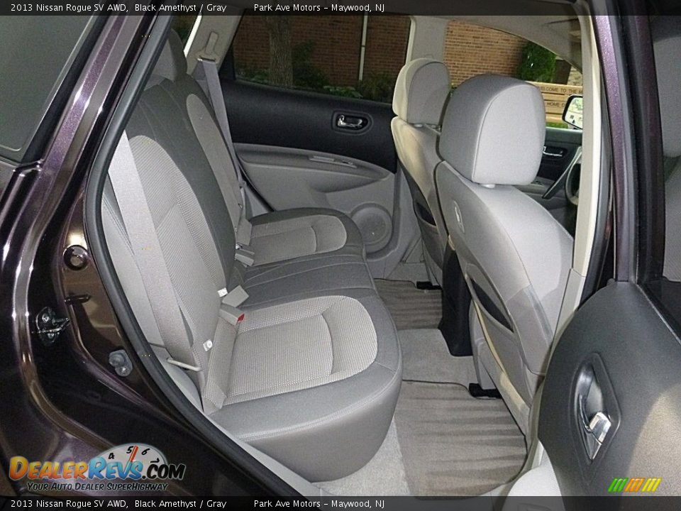 2013 Nissan Rogue SV AWD Black Amethyst / Gray Photo #21
