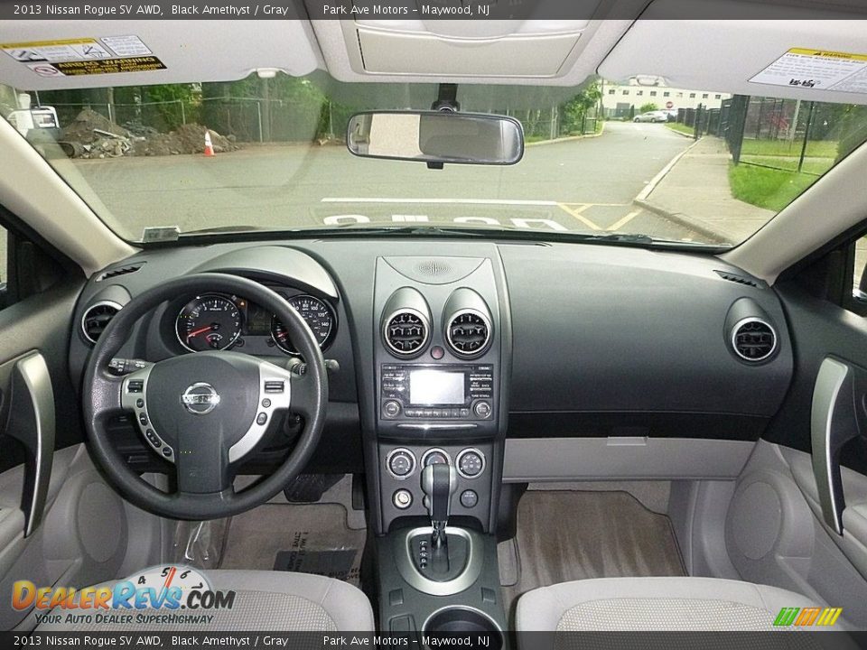 2013 Nissan Rogue SV AWD Black Amethyst / Gray Photo #23