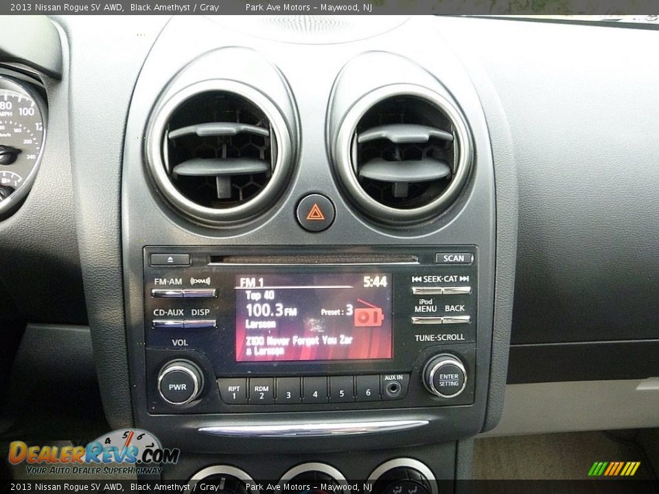 2013 Nissan Rogue SV AWD Black Amethyst / Gray Photo #26