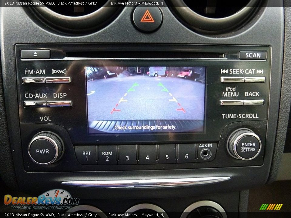 2013 Nissan Rogue SV AWD Black Amethyst / Gray Photo #27